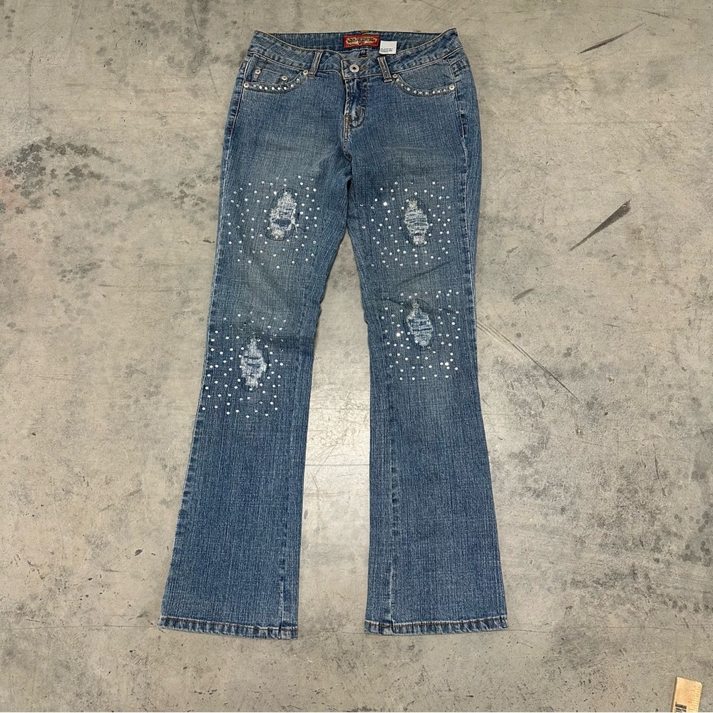 Boom Boom‎ Rhinestone Embellished Jeans Size 5